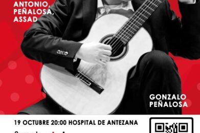 Guitarra entre dos Mundos, concierto en la iglesia del Hospital de Antezana