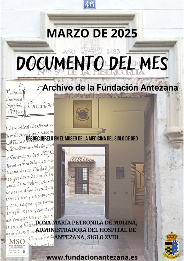 Documento del mes: doña María Petronila de Molina, administradora del Hospital de Antezana, siglo XVIII
