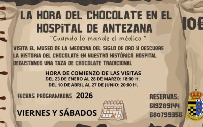 Visita guiada La hora del chocolate en el Hospital de Antezana