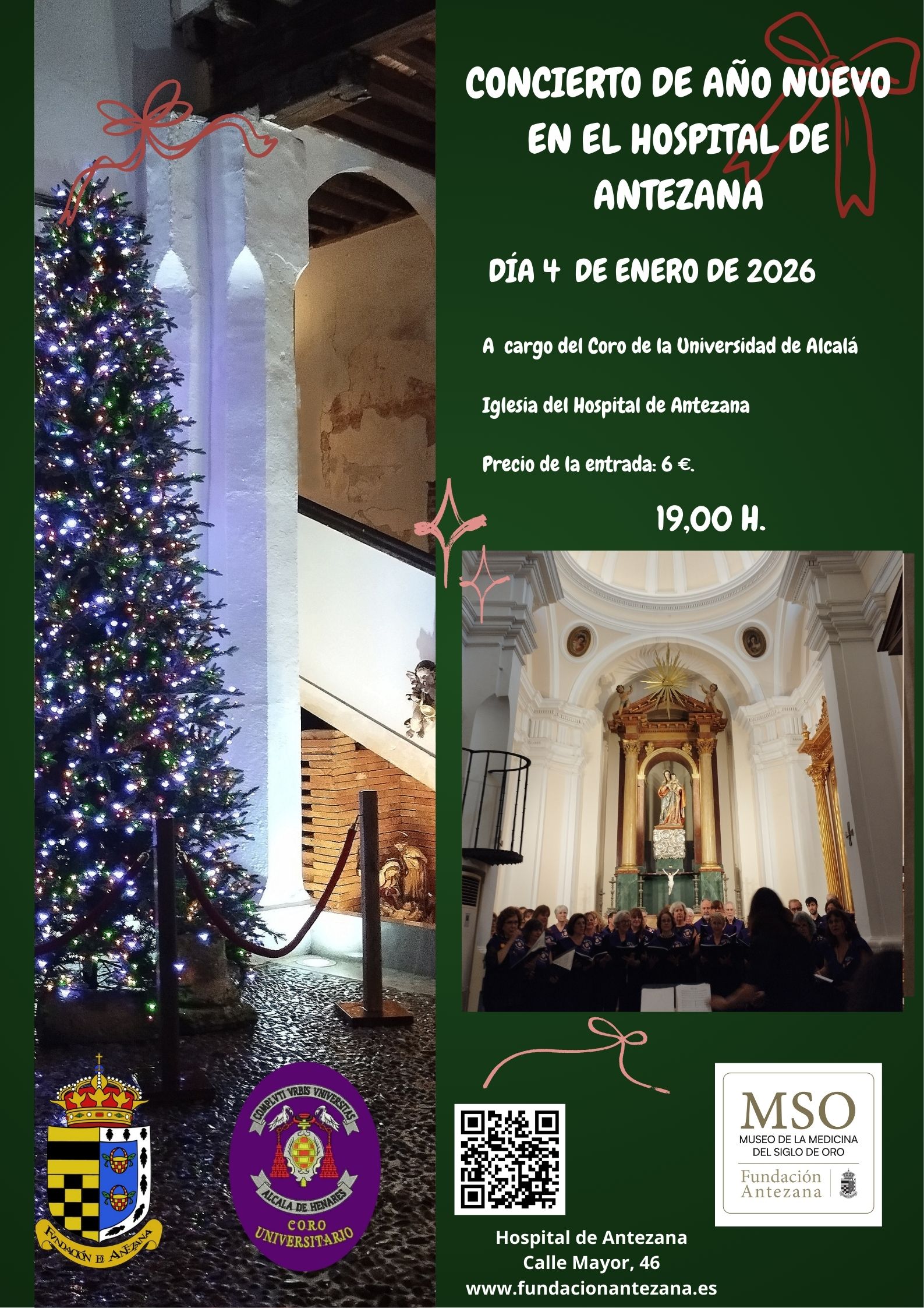 Concierto de Año Nuevo, 2026, iglesia del Hospital de Antezana