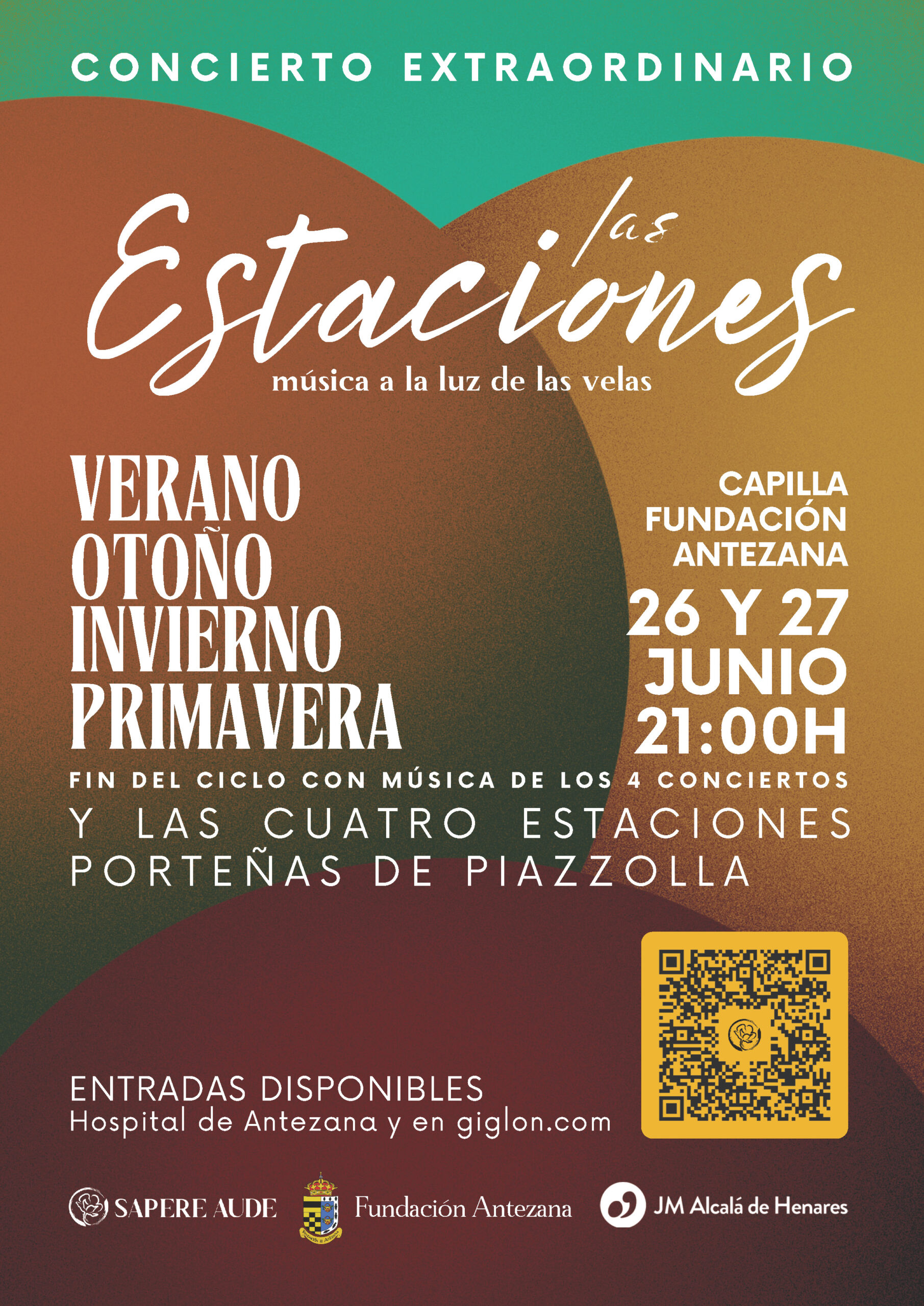 Concierto extraordinario Las Estaciones a la luz de las Velas. Sapere Aude